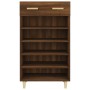 Brown oak plywood shoe cabinet 60x35x105 cm by vidaXL, Shoe racks and shoe organizers - Ref: Foro24-817557, Price: 80,51 €, D...