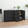 Aparadores 2 uds madera contrachapada negro 60x30x70 cm de vidaXL, Aparadores - Ref: Foro24-3115789, Precio: 164,05 €, Descue...