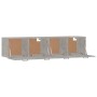 Wall cabinets 2 units concrete gray plywood 60x36.5x35 cm by vidaXL, Lockers and storage cabinets - Ref: Foro24-3115639, Pric...