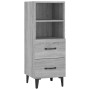 Aparador de madera contrachapada gris Sonoma 34,5x34x90 cm de vidaXL, Aparadores - Ref: Foro24-817418, Precio: 66,72 €, Descu...