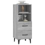 Aparador de madera contrachapada gris Sonoma 34,5x34x90 cm de vidaXL, Aparadores - Ref: Foro24-817418, Precio: 66,72 €, Descu...