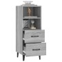 Aparador de madera contrachapada gris Sonoma 34,5x34x90 cm de vidaXL, Aparadores - Ref: Foro24-817418, Precio: 66,72 €, Descu...