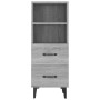 Aparador de madera contrachapada gris Sonoma 34,5x34x90 cm de vidaXL, Aparadores - Ref: Foro24-817418, Precio: 66,72 €, Descu...