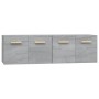 Armarios de pared 2 uds contrachapada gris sonoma 60x36,5x35cm de vidaXL, Taquillas y armarios de almacenamiento - Ref: Foro2...