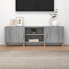 TV stand made of gray Sonoma plywood, measuring 150x30x50 cm. by vidaXL, TV Furniture - Ref: Foro24-817502, Price: 69,33 €, D...