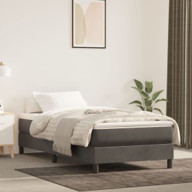 Dark gray velvet pocket spring mattress 80x200x20cm by vidaXL, Mattresses - Ref: Foro24-347689, Price: 113,32 €, Discount: %