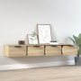 Wall cabinets 2 units Sonoma oak plywood 68x30x20 cm by vidaXL, Shelves and shelves - Ref: Foro24-3115894, Price: 91,27 €, Di...