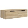 Wall cabinets 2 units Sonoma oak plywood 68x30x20 cm by vidaXL, Shelves and shelves - Ref: Foro24-3115894, Price: 91,27 €, Di...