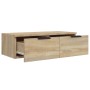 Wall cabinets 2 units Sonoma oak plywood 68x30x20 cm by vidaXL, Shelves and shelves - Ref: Foro24-3115894, Price: 91,27 €, Di...