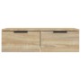 Wall cabinets 2 units Sonoma oak plywood 68x30x20 cm by vidaXL, Shelves and shelves - Ref: Foro24-3115894, Price: 91,27 €, Di...