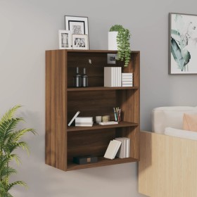 Oak brown wall hanging cabinet 69.5x32.5x90 cm by vidaXL, Sideboards - Ref: Foro24-817401, Price: 62,44 €, Discount: %