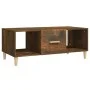 Smoked oak plywood coffee table 102x50x40 cm by vidaXL, Coffee table - Ref: Foro24-817525, Price: 54,12 €, Discount: %