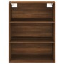 Armario colgante de pared marrón roble 69,5x32,5x90 cm de vidaXL, Aparadores - Ref: Foro24-817401, Precio: 62,54 €, Descuento: %