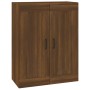 Oak brown wall hanging cabinet 69.5x32.5x90 cm by vidaXL, Sideboards - Ref: Foro24-817398, Price: 68,37 €, Discount: %