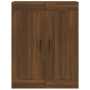 Oak brown wall hanging cabinet 69.5x32.5x90 cm by vidaXL, Sideboards - Ref: Foro24-817398, Price: 68,37 €, Discount: %