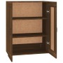 Oak brown wall hanging cabinet 69.5x32.5x90 cm by vidaXL, Sideboards - Ref: Foro24-817398, Price: 68,37 €, Discount: %