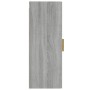 Armario de pared madera contrachapada gris Sonoma 34,5x34x90 cm de vidaXL, Estantes y estanterías - Ref: Foro24-817439, Preci...