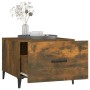 Center table with smoked oak metal legs 50x50x40 cm by vidaXL, Coffee table - Ref: Foro24-817537, Price: 40,67 €, Discount: %