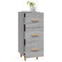 Aparador madera de ingeniería gris Sonoma 34,5x34x90 cm de vidaXL, Aparadores - Ref: Foro24-817409, Precio: 45,30 €, Descuent...