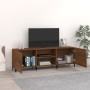 Mueble de TV madera de ingeniería roble marrón 150x30x50 cm de vidaXL, Muebles TV - Ref: Foro24-817506, Precio: 95,99 €, Desc...