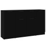 Sideboards 3 pieces plywood black by vidaXL, Sideboards - Ref: Foro24-3115829, Price: 143,99 €, Discount: %