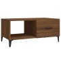 Brown oak plywood coffee table 90x50x40 cm by vidaXL, Coffee table - Ref: Foro24-817518, Price: 49,66 €, Discount: %