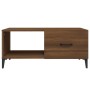 Brown oak plywood coffee table 90x50x40 cm by vidaXL, Coffee table - Ref: Foro24-817518, Price: 49,66 €, Discount: %