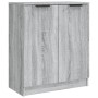 Aparador de 3 piezas madera contrachapada gris Sonoma de vidaXL, Aparadores - Ref: Foro24-3115786, Precio: 224,12 €, Descuent...