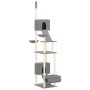 Árbol rascador para gatos suelo a techo gris claro 277-303 cm de vidaXL, Mobiliario para gatos - Ref: Foro24-171613, Precio: ...