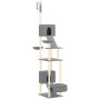 Árbol rascador para gatos suelo a techo gris claro 277-303 cm de vidaXL, Mobiliario para gatos - Ref: Foro24-171613, Precio: ...