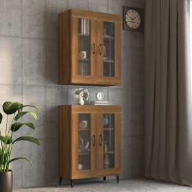 Sonoma oak wall hanging cabinet 69.5x34x90 cm by vidaXL, Sideboards - Ref: Foro24-817392, Price: 84,36 €, Discount: %