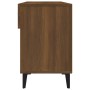 Mueble zapatero madera contrachapada marrón roble 102x35x55 cm de vidaXL, Zapateros y organizadores de calzado - Ref: Foro24-...