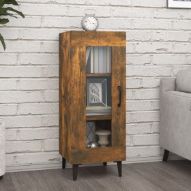 Smoked oak plywood sideboard 34.5x34x90 cm by vidaXL, Sideboards - Ref: Foro24-817429, Price: 58,99 €, Discount: %