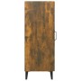 Aparador madera contrachapada roble ahumado 34,5x34x90 cm de vidaXL, Aparadores - Ref: Foro24-817429, Precio: 58,99 €, Descue...