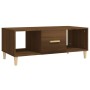 Brown oak plywood coffee table 102x50x40 cm by vidaXL, Coffee table - Ref: Foro24-817527, Price: 61,08 €, Discount: %