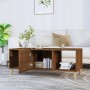 Brown oak plywood coffee table 102x50x40 cm by vidaXL, Coffee table - Ref: Foro24-817527, Price: 61,08 €, Discount: %