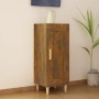 Aparador madera de ingeniería roble ahumado 34,5x34x90 cm de vidaXL, Aparadores - Ref: Foro24-817432, Precio: 44,95 €, Descue...