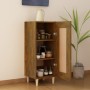 Eiche geräuchert Holzwerkstoff Anrichte 34,5x34x90 cm von vidaXL, Sideboards - Ref: Foro24-817432, Preis: 44,95 €, Rabatt: %