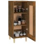 Aparador madera de ingeniería roble ahumado 34,5x34x90 cm de vidaXL, Aparadores - Ref: Foro24-817432, Precio: 44,95 €, Descue...