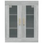 Armario de pared colgante gris Sonoma 69,5x34x90 cm de vidaXL, Aparadores - Ref: Foro24-817388, Precio: 82,75 €, Descuento: %