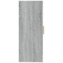 Sonoma gray hanging wall cabinet 69.5x34x90 cm by vidaXL, Sideboards - Ref: Foro24-817388, Price: 82,75 €, Discount: %