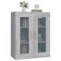 Armario de pared colgante gris Sonoma 69,5x34x90 cm de vidaXL, Aparadores - Ref: Foro24-817388, Precio: 82,75 €, Descuento: %