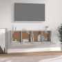 Wall cabinets 2 units concrete gray plywood 60x36.5x35 cm by vidaXL, Lockers and storage cabinets - Ref: Foro24-3115631, Pric...