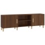 Mueble de TV madera contrachapada marrón roble 150x30x50 cm de vidaXL, Muebles TV - Ref: Foro24-817503, Precio: 83,21 €, Desc...