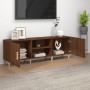 Mueble de TV madera contrachapada marrón roble 150x30x50 cm de vidaXL, Muebles TV - Ref: Foro24-817503, Precio: 83,21 €, Desc...