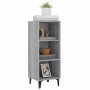 Aparador de madera de ingeniería gris Sonoma 34,5x32,5x90 cm de vidaXL, Aparadores - Ref: Foro24-817424, Precio: 40,98 €, Des...