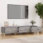 Mueble para TV madera contrachapada gris Sonoma 150x34,5x30 cm de vidaXL, Muebles TV - Ref: Foro24-817508, Precio: 82,44 €, D...