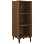 Aparador de madera de ingeniería marrón roble 34,5x32,5x90 cm de vidaXL, Aparadores - Ref: Foro24-817425, Precio: 49,85 €, De...