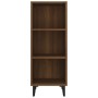 Aparador de madera de ingeniería marrón roble 34,5x32,5x90 cm de vidaXL, Aparadores - Ref: Foro24-817425, Precio: 49,85 €, De...