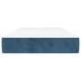 Colchón de muelles ensacados terciopelo azul oscuro 80x200x20cm de vidaXL, Colchones - Ref: Foro24-347692, Precio: 133,99 €, ...